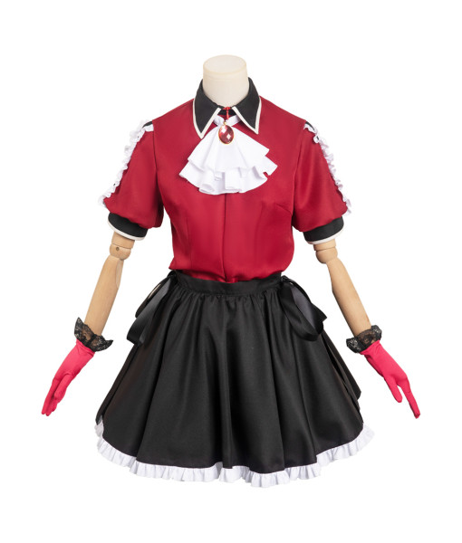 fitted lace wedding dress Shop Oshi no Ko Arima Kana and Ruby Hoshino Maid Cosplay Costumes – Cosplay  Clans main image 1