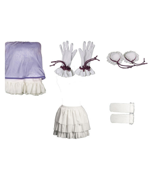 Women Purple Designed Short Cheongsam Dress Halloween Costume