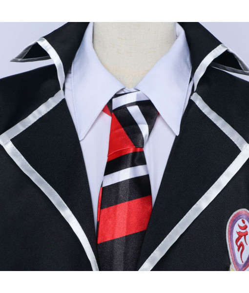 Men Black Scool Uniform Suit Fullset Halloween Costume