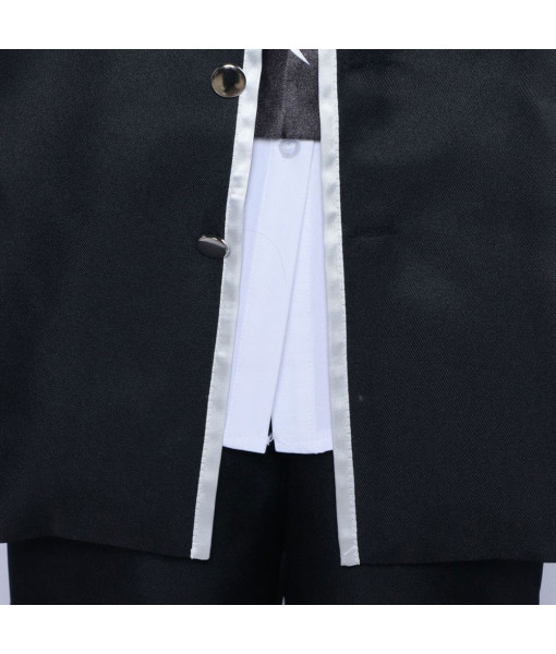 Men Black Scool Uniform Suit Fullset Halloween Costume