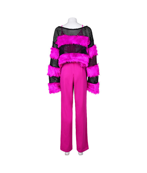 Women 90s Pink Oversize Sweater Grunge Shirt Pants Fullset Fashion Outfit