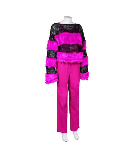 Women 90s Pink Oversize Sweater Grunge Shirt Pants Fullset Fashion Outfit