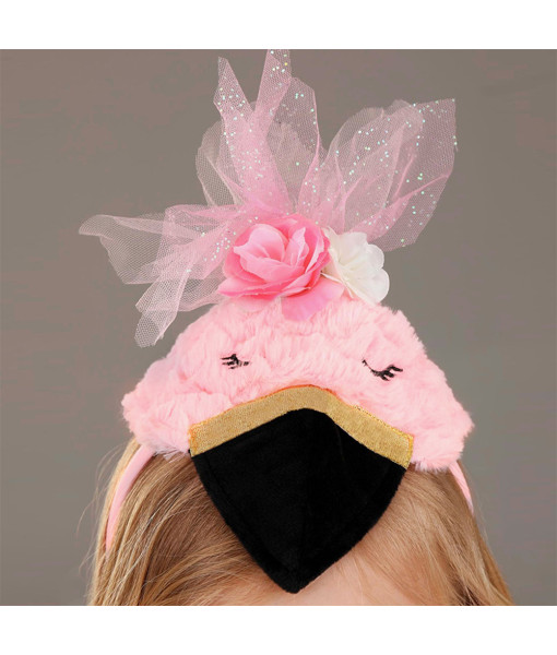 Girl Pink Flamingo Dress Halloween Cosplay Costume