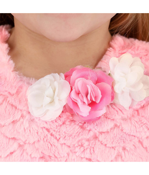 Girl Pink Flamingo Dress Halloween Cosplay Costume