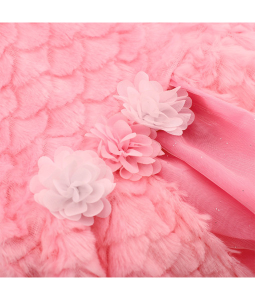 Girl Pink Flamingo Dress Halloween Cosplay Costume