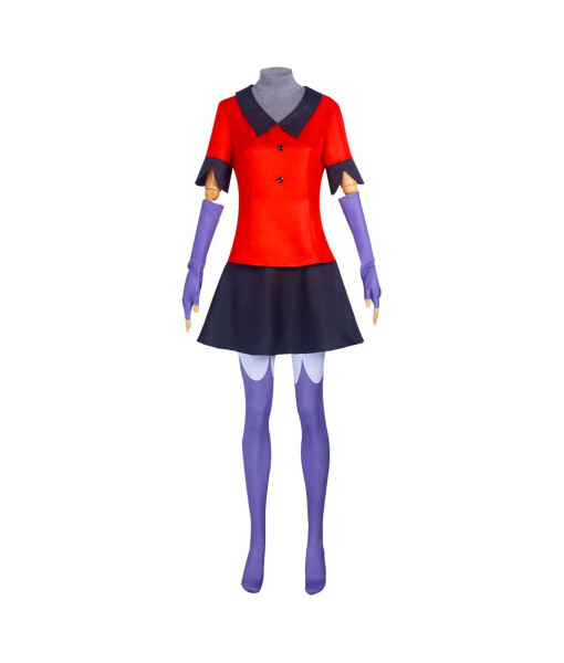 Vaggie Hazbin Hotel Red Outfits Cosplay Costume