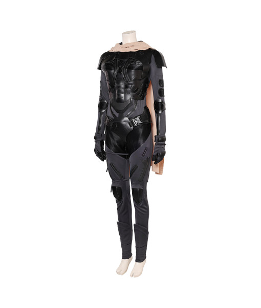 Women Black Jumpsuit Sci-fi Outfit Amor Halloween Costume
