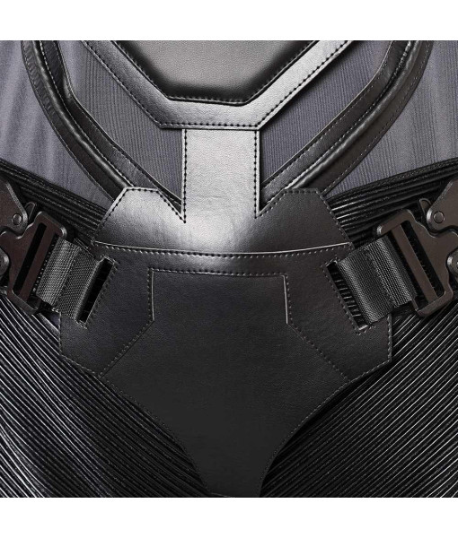 Women Black Jumpsuit Sci-fi Outfit Amor Halloween Costume