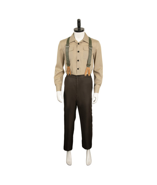 Men Overalls Jungle Advanture Outfits Halloween Costume