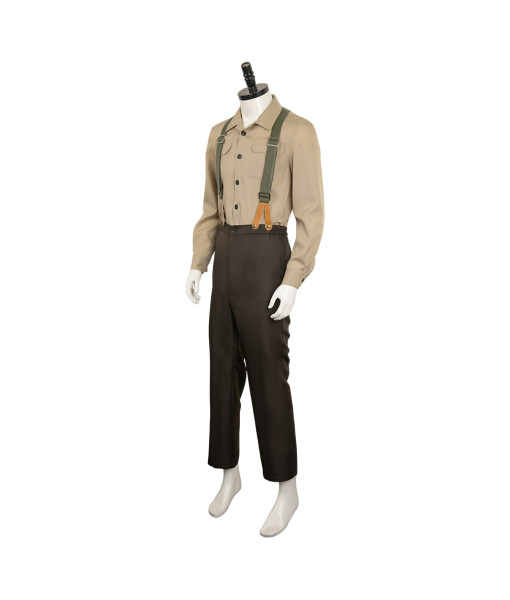Men Overalls Jungle Advanture Outfits Halloween Costume