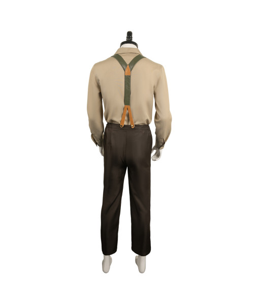 Men Overalls Jungle Advanture Outfits Halloween Costume