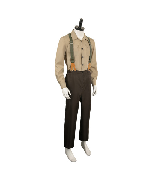 Men Overalls Jungle Advanture Outfits Halloween Costume