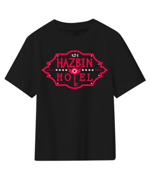 Hazbin Hotel Black T-shirt Cosplay Costume