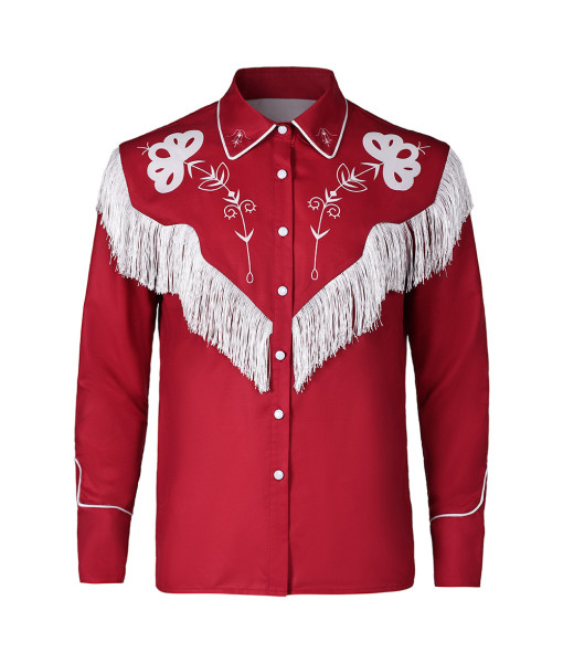 Men 80s Retro Tassels Coat Halloween Stage Costume