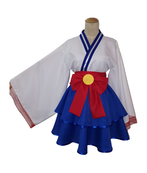 Usagi Tsukino Sailor Moon Anime Women Blue Dress Cosplay Costume