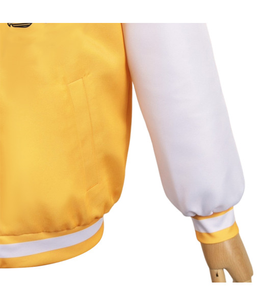 Men Yellow Jacket Printed Coat