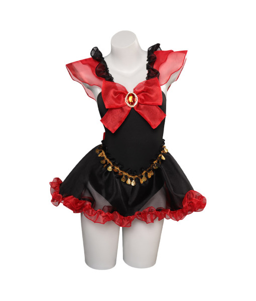 Chibiusa Black Lady Sailor Moon Swimsuit Cosplay Costume 