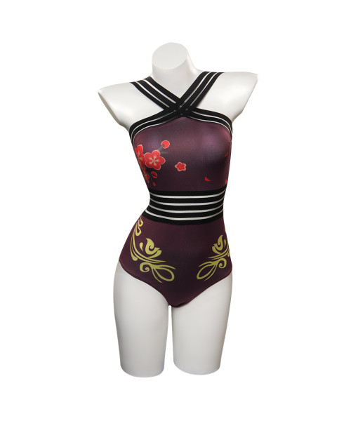 Women Printed One Piece Swimsuit Halloween Party Costume