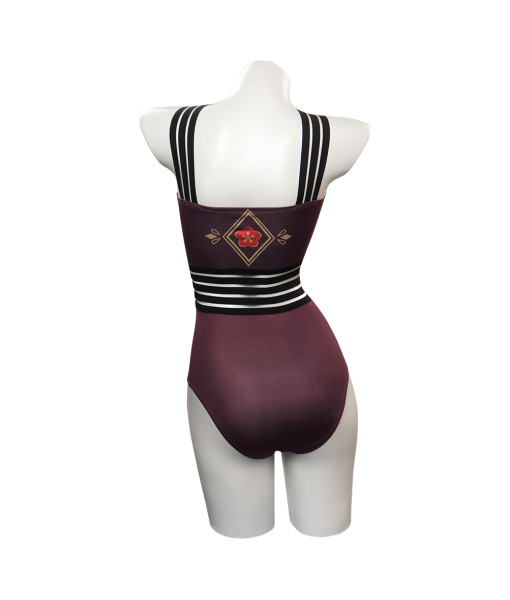 Women Printed One Piece Swimsuit Halloween Party Costume