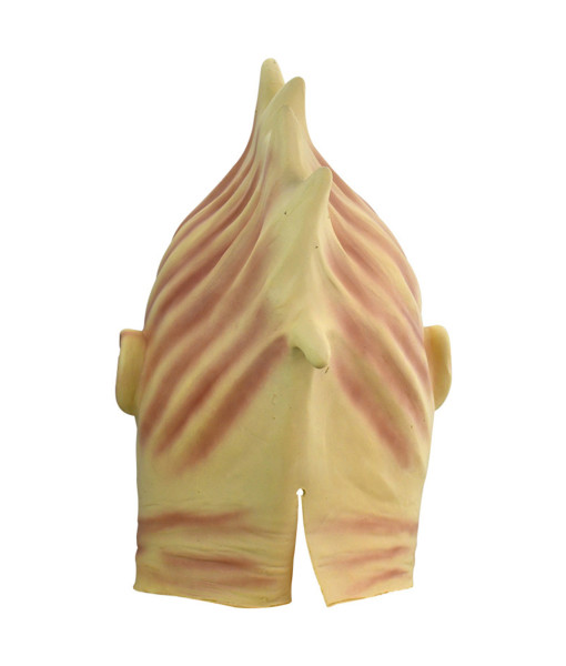 1980s Horror Yellow Latex Monster Mask Halloween Costume Accessories
