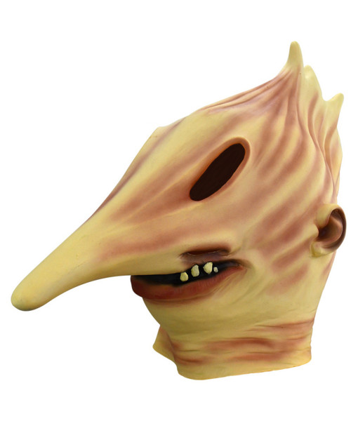 1980s Horror Yellow Latex Monster Mask Halloween Costume Accessories