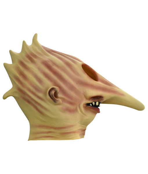 1980s Horror Yellow Latex Monster Mask Halloween Costume Accessories