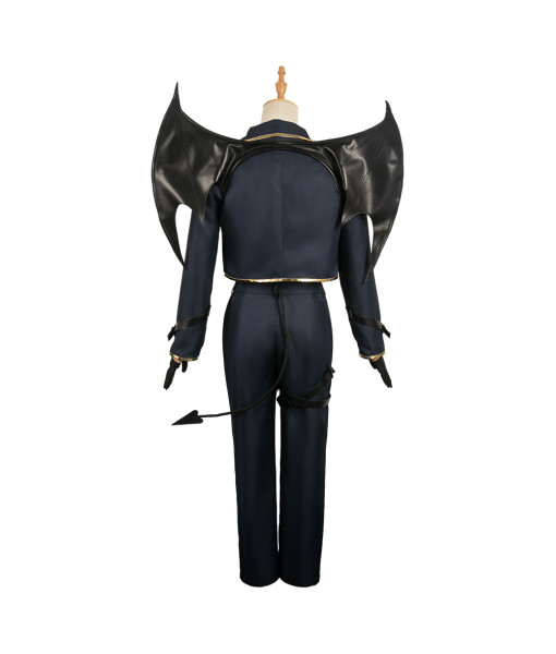 Men Leather Jacked Devil Halloween Costume