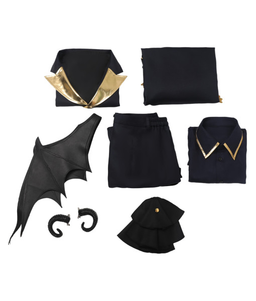 Men Leather Jacked Devil Halloween Costume