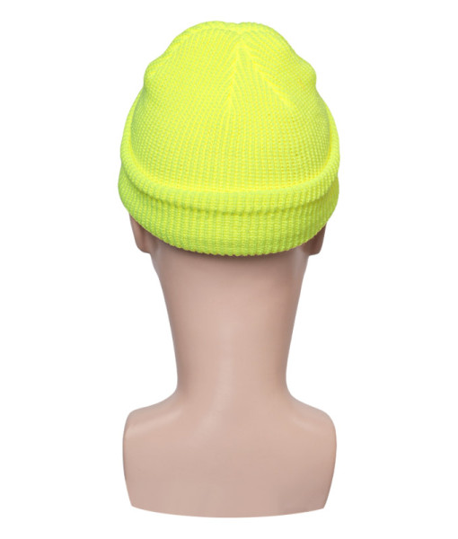 Yellow Knitted Hat Smile Face Accessories