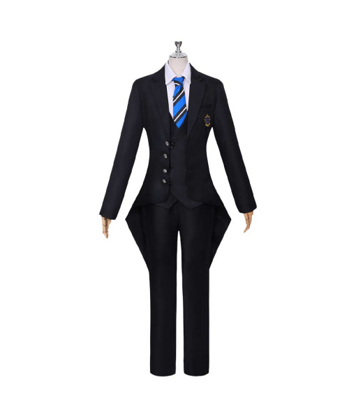 Men Black Tuxedo Halloween Stage Costume