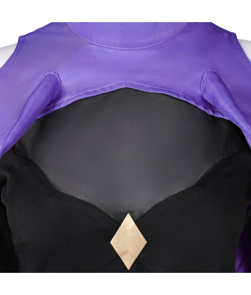 Women Black Slimming Shape Jumpsuit Cloak Witch Hat Fullset Halloween Costume Women Black Slimming Shape Jumpsuit Cloak Witch Hat Fullset Halloween Costume