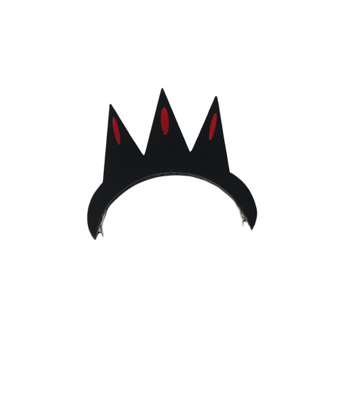 Devil Black Crown Horn Headband Clips Halloween Costume  Accessories