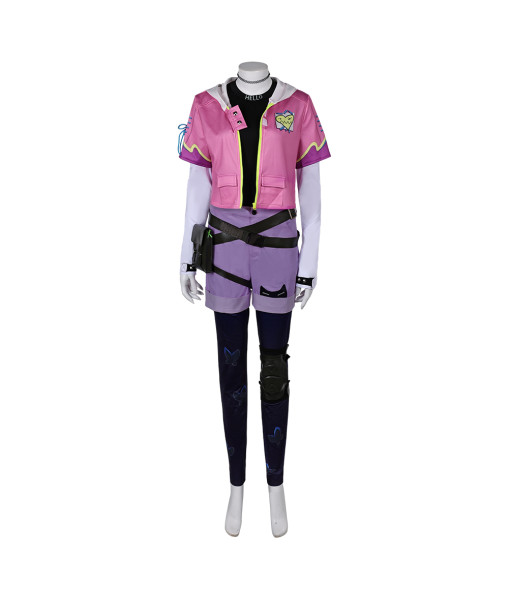 Clove Valorant Game Pink Women Pink Outfits Cosplay Costume