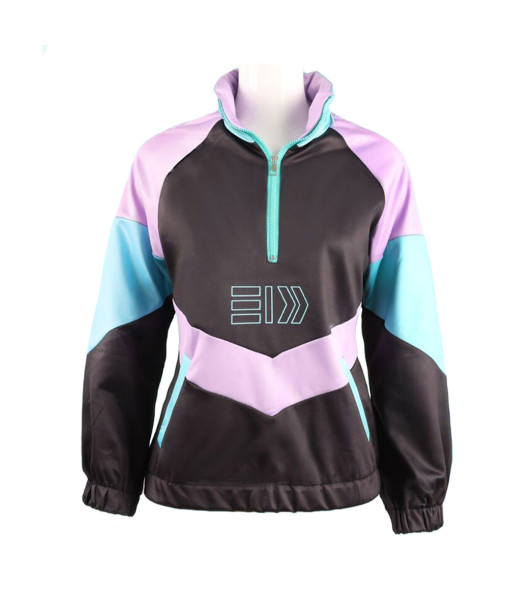 1980s Retro Hip Hop Pink Black Sportswear Halloween Costume