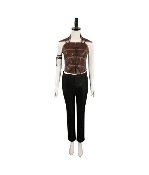 Senua Hellblade Game Brown Leather Outfits Cosplay Costume