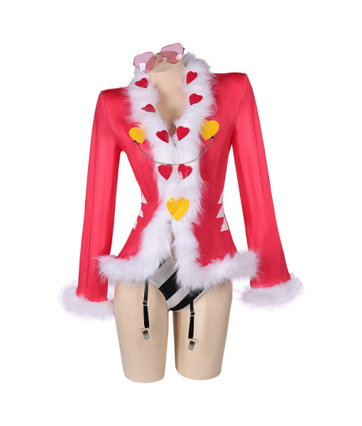 Valentino Hazbin Hotel Red Lingerie Outfits Cosplay Costume