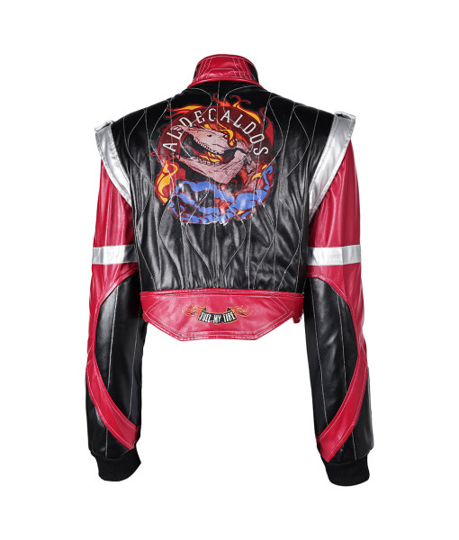  Women Black Red Jacket Futuristc Sci-fi Insipired Halloween Costume