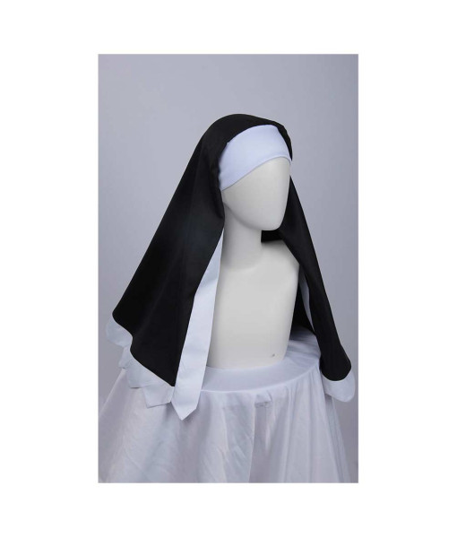 Sister Gigant Gushing Over Magical Girls Anime Women Black Sexy Nun Outfit Cosplay Costume