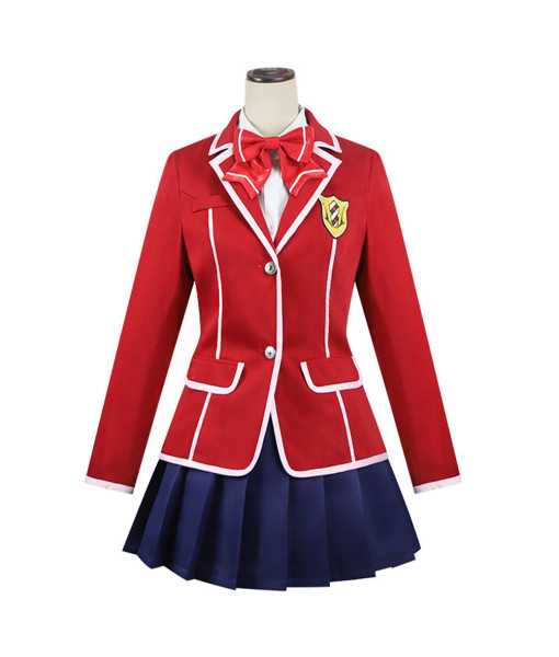 Yuzuriha Inori Guilty Crown Anime Red Uniform Cosplay Costume