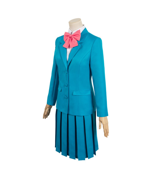 Women Green Blue School Uniform JK Uniform Suit Halloween Costume