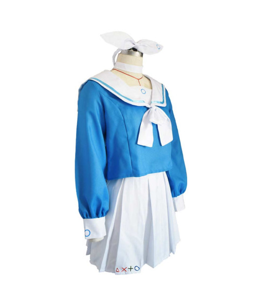 Women Blue Sailor Uniform Suit Halloween Costume
