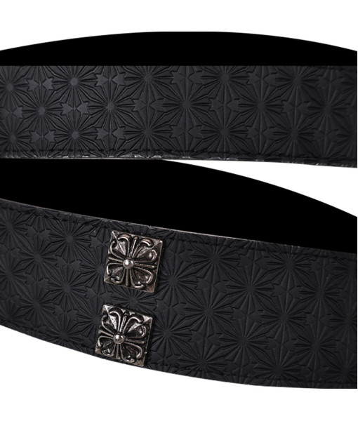 Men Medieval Fantasy Black Leather Belt Halloween Costume Accessories