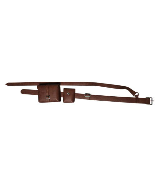 Brown Leather Belt Bag Halloween Costume Accessories
