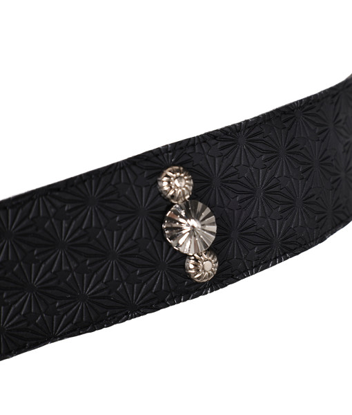 Medieval Fantasy Black Leather Belt Eyepatch Halloween Costume Accessories