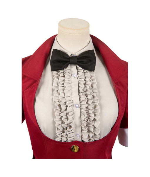 Women Gothic Red Uniform Dress Victorian Style Suit Halloween Costume