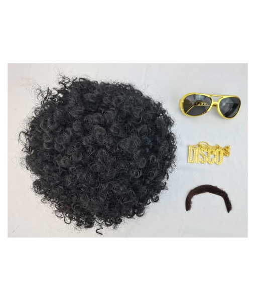 1980s Hippie 4Pcs Set Halloween Costume Accessories