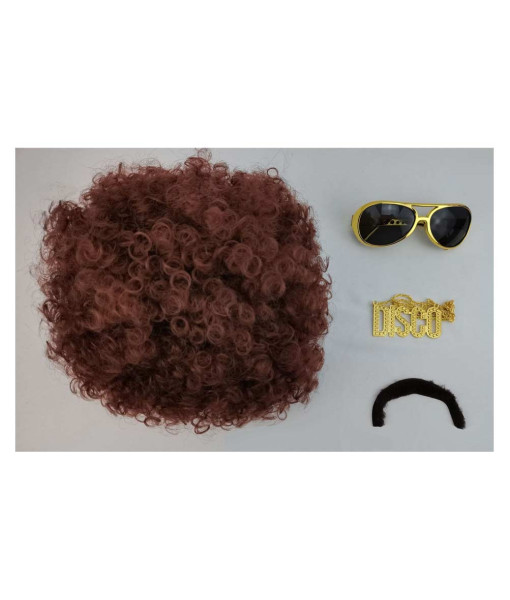1980s Hippie 4Pcs Set Halloween Costume Accessories