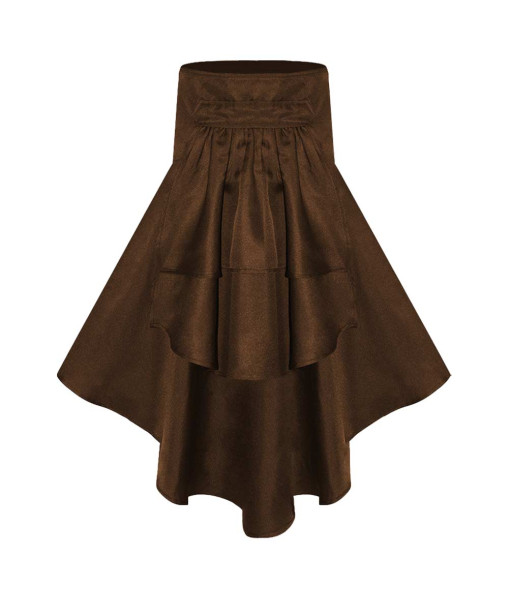 Women Medieval Pirate Skirt and Top Set Outfit Halloween Costume