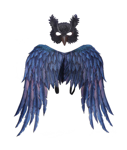 Adult Owl Mask Wing Set Masquerade Halloween Costume Accessories