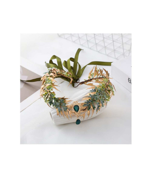 Pendant Gold Leaf Crown Elf Fantasy Cosplay Halloween Costume Accessories